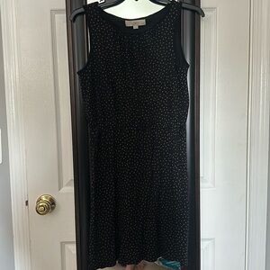 Loft Sleeveless Polka Dot Dress